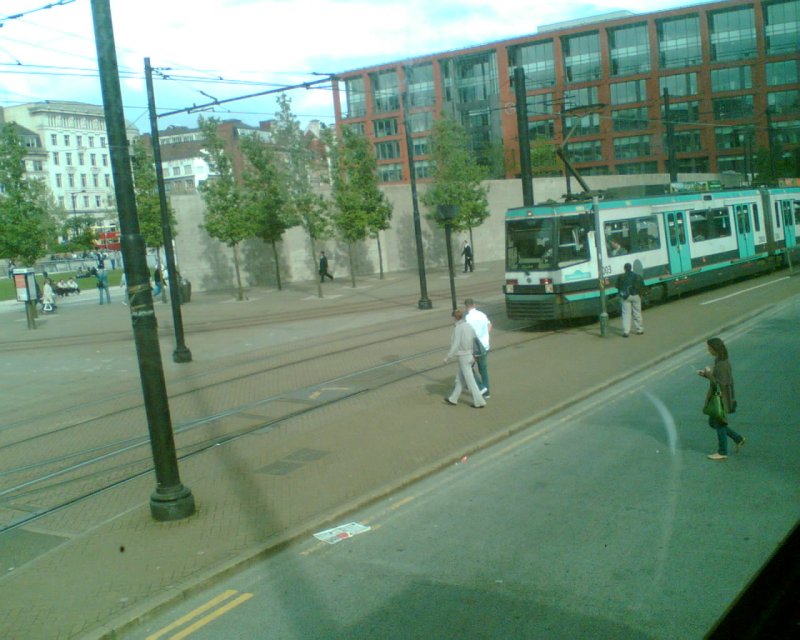 A Manchester metrolink Tram